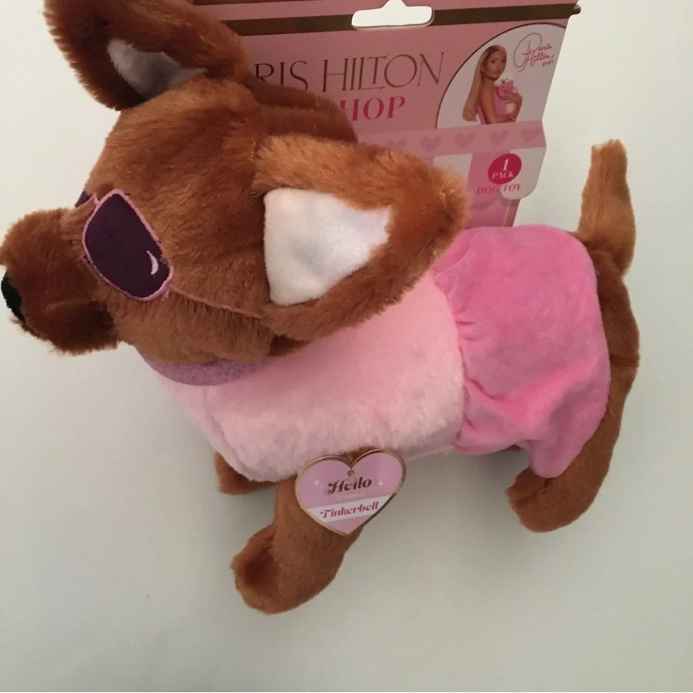 NEW 11” Dog Toy Plush Puppy Tinkerbell | Paris Hilton - Picture 6 of 8